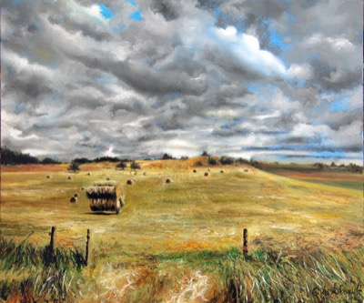 Moissons dans le Vexin — Gilles Paul Esnault