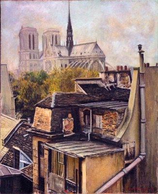 Notre Dame à l'Utrillo — Gilles Paul Esnault