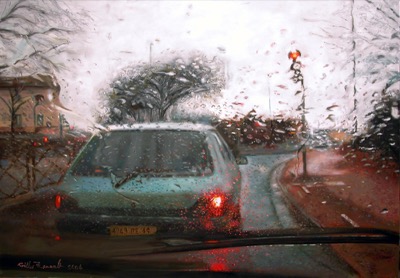 Peinture à l'huile à l'eau — Gilles Paul Esnault