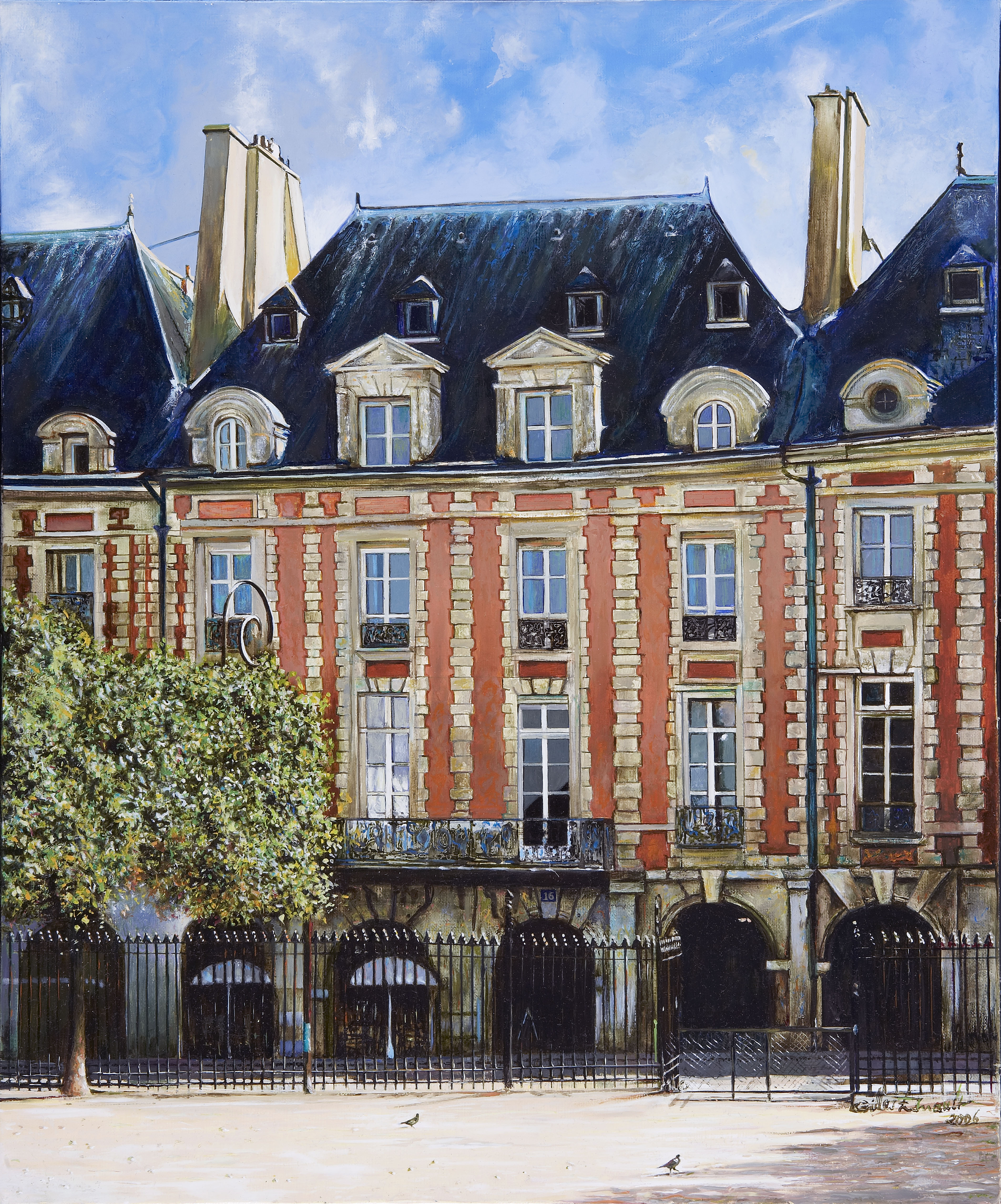 16, place des Vosges — Gilles Paul Esnault — 65 × 54 cm