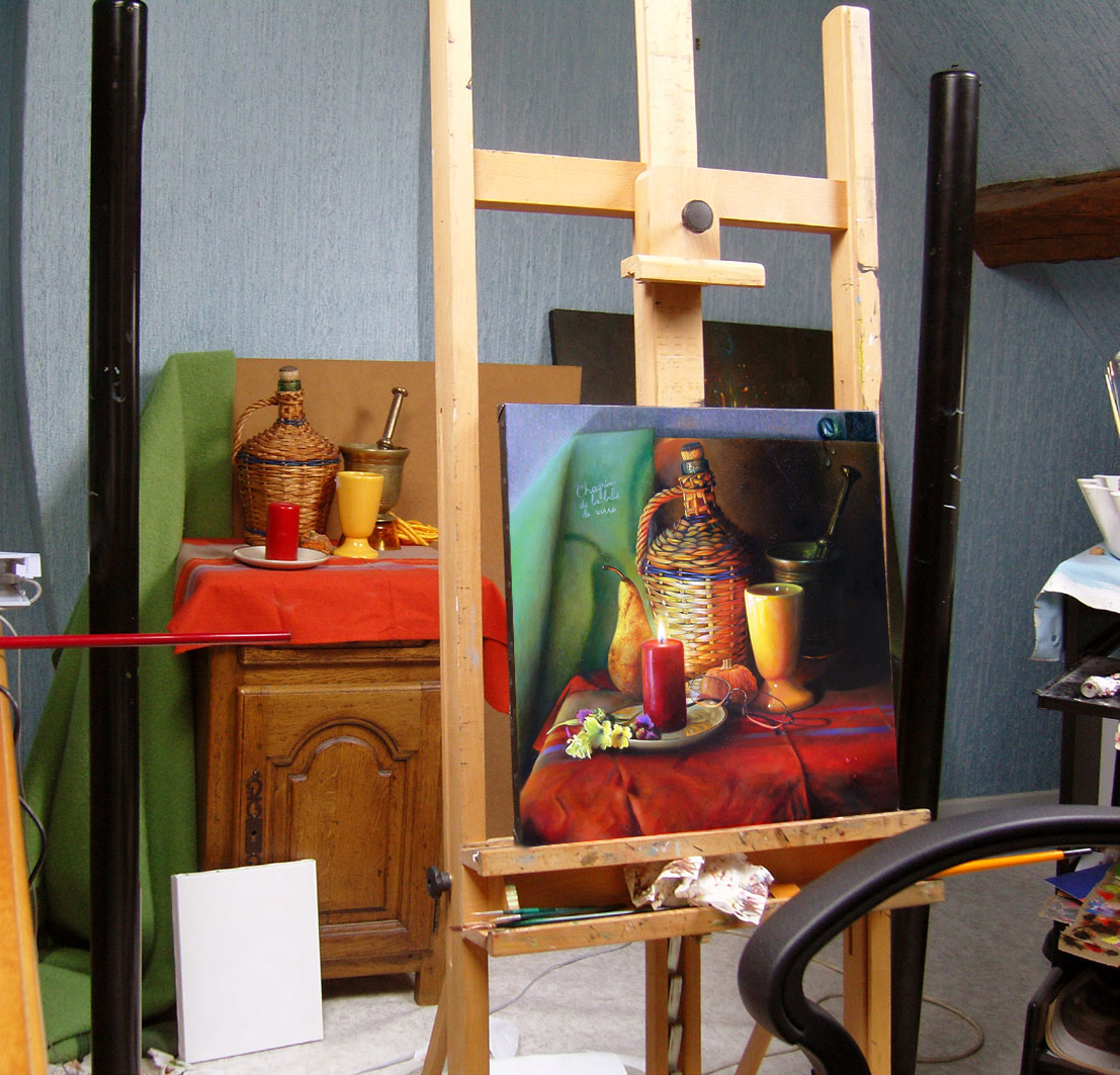 Chagrin de la bille de verre — Gilles Paul Esnault — 40 × 40 cm