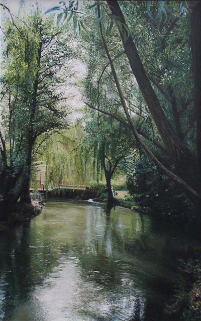 River Epte by C. Monet — Gilles Paul Esnault