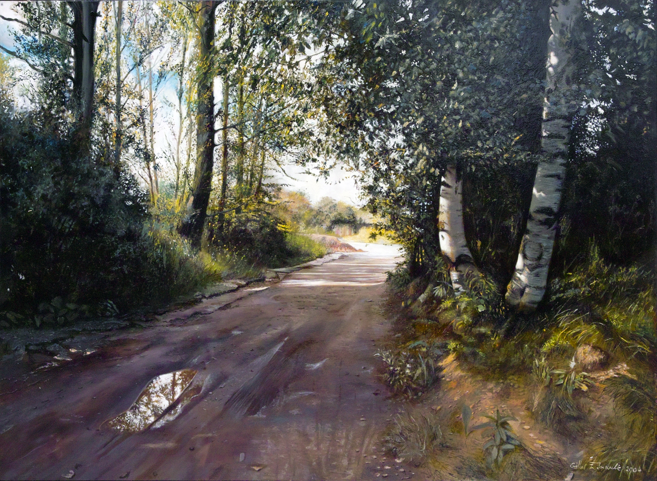 Flaque de Kôltuchi — Gilles Paul Esnault — 75 × 60 cm