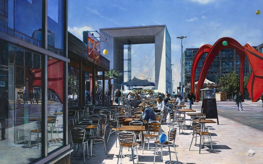 Globe Trotter – La Défense — Gilles Paul Esnault — 81 × 130 cm — 2011