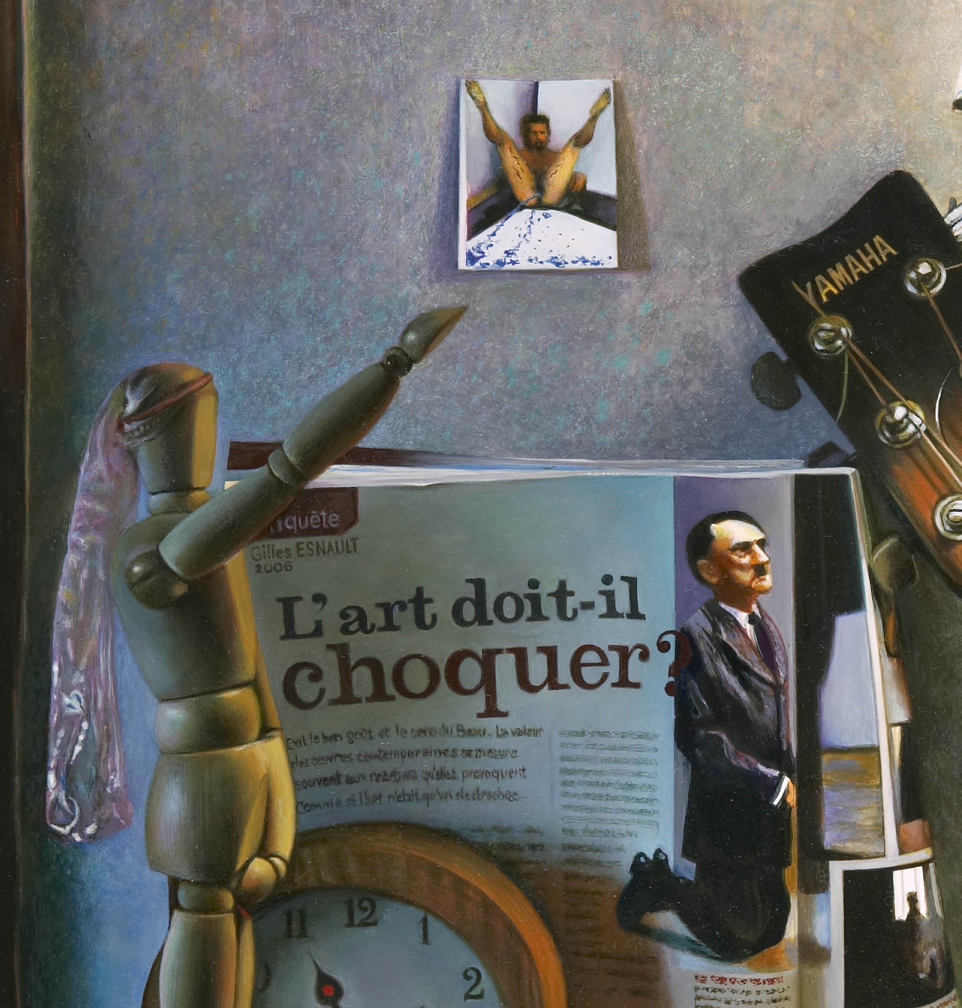 Détail — Hommage discret à l'art contemporain — 2