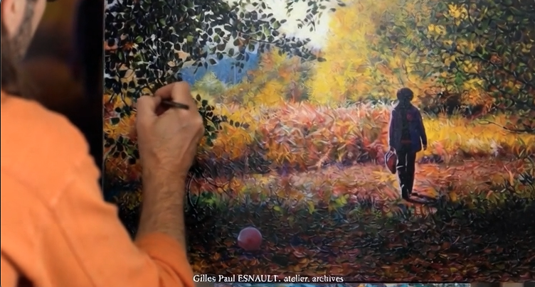 Rousse — Gilles Paul Esnault — 43 × 65 cm