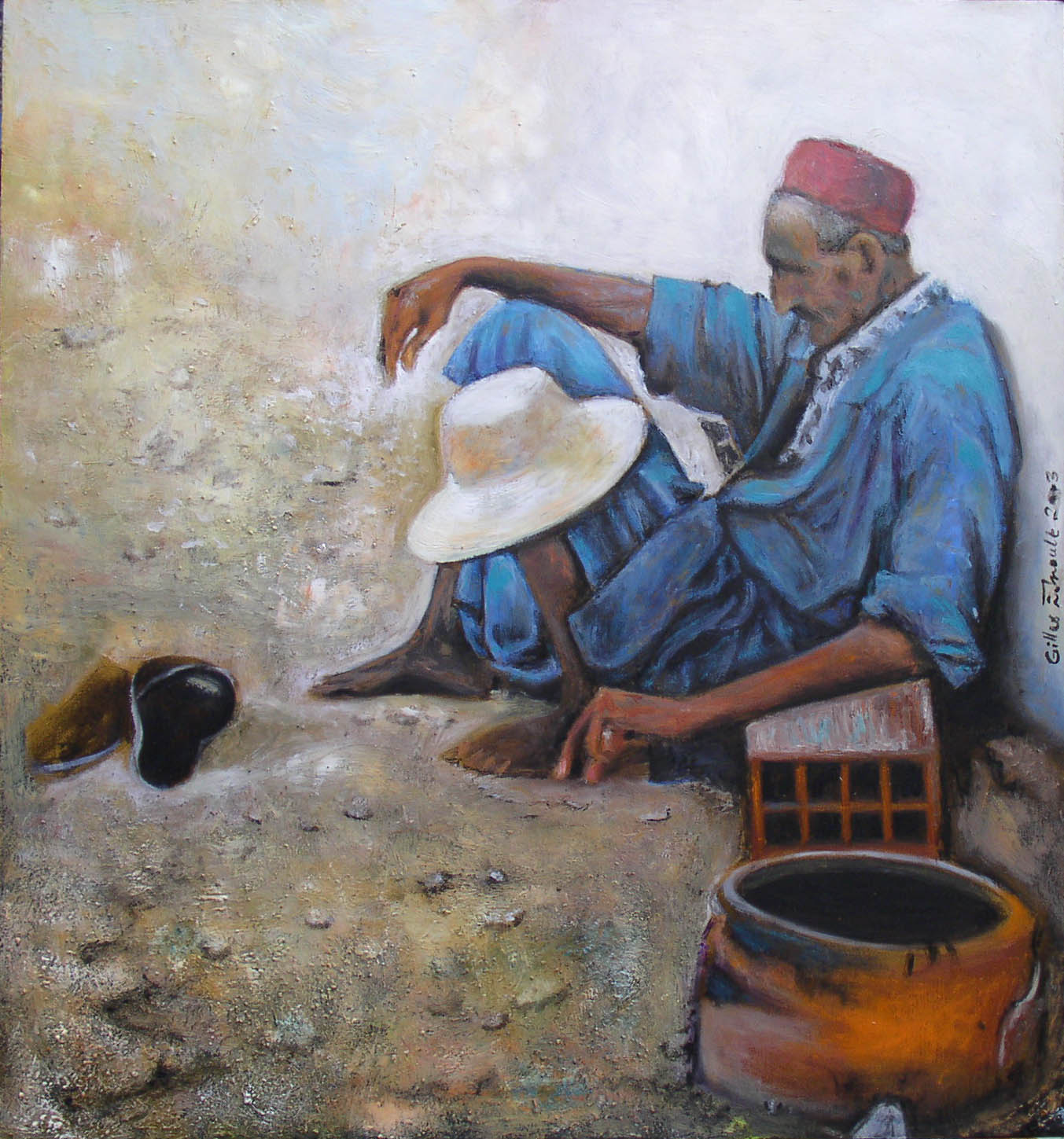 Slimane — Gilles Paul Esnault — 50 × 47 cm